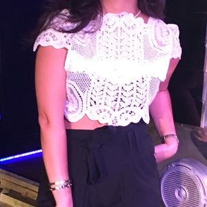 Fashion Nova Lace Crop Top